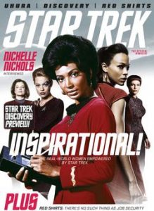 Uhura and the other women of Star Trek on the cover of Star Trek Magazine