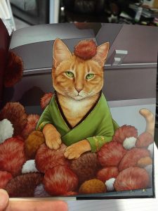 Captain Kirk as a Cat