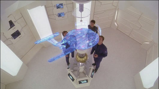 hologram of the enterprise