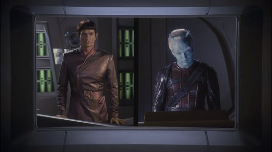 Andorians and Vulcans face off