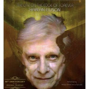 The audio book cover for City on the Edge of Forever by Harlan Ellison