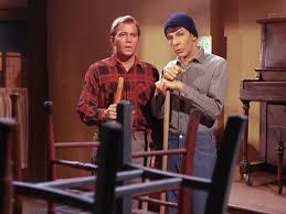 Kirk and Spock in The City on the Edge of Forever