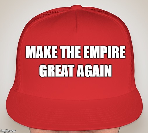 Lorca busts out a Trump-esque "Make the Empire Great Again" slogan in What's Past is Prologue