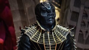 T'Kuvma on board The Ship of the Dead in The Vulcan Hello